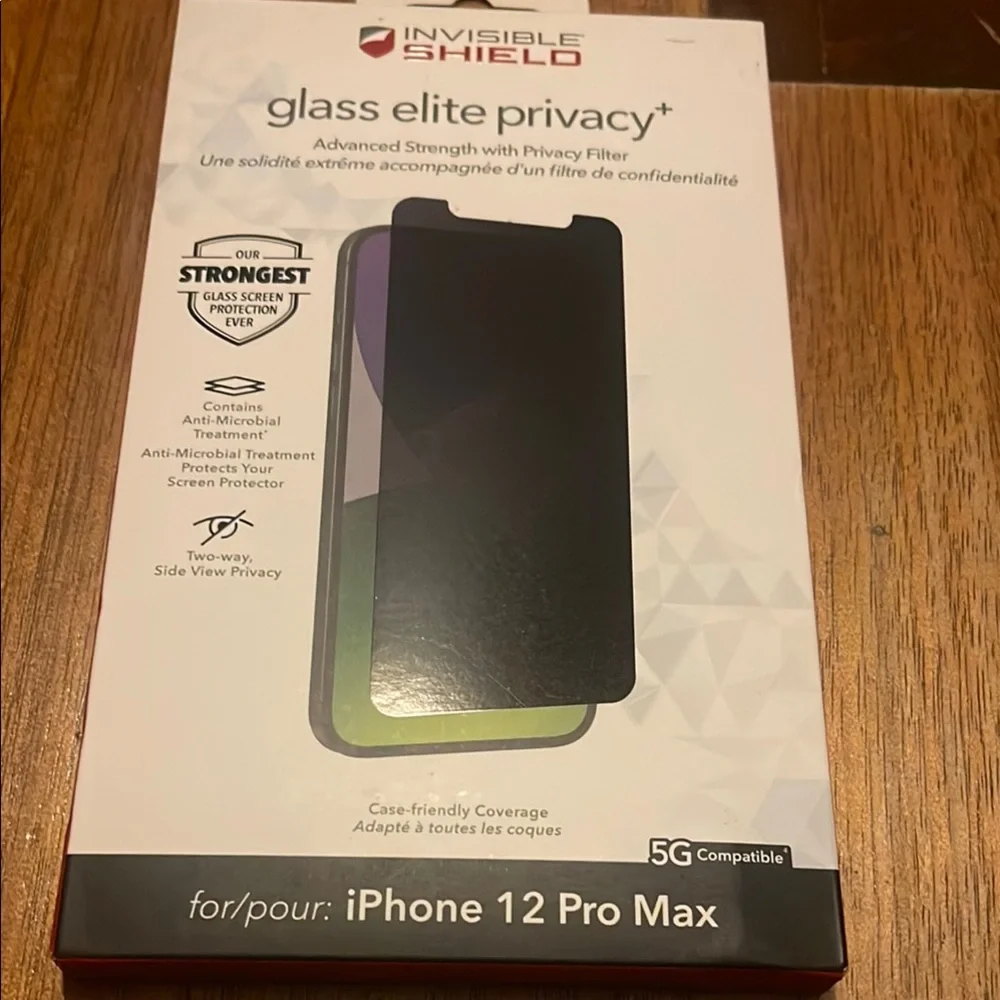 Zagg Black Privacy Screen Protector for Cell Phones